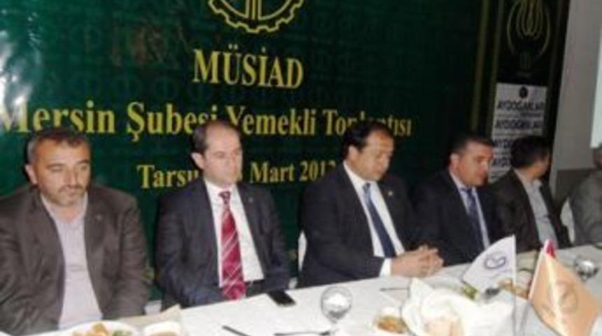 M&Uuml;SİAD toplantısı Tarsus&rsquo;ta yapıldı