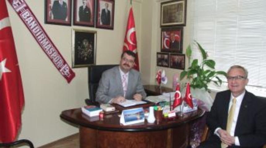 Başkan Pekel, Mhp İl&ccedil;e Teşkilatını Ziyaret Etti