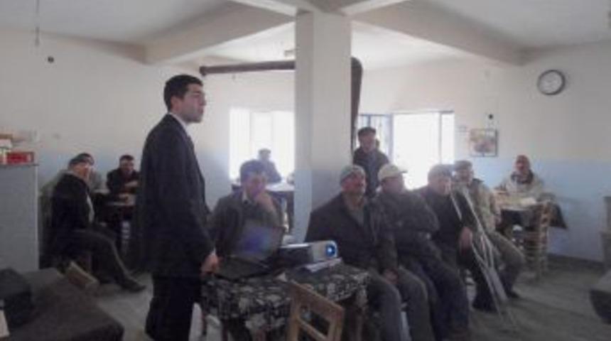 Zengen&rsquo;de 'Bah&ccedil;e ve Bağ Alanlarının Tesisi ve Bakımı' semineri