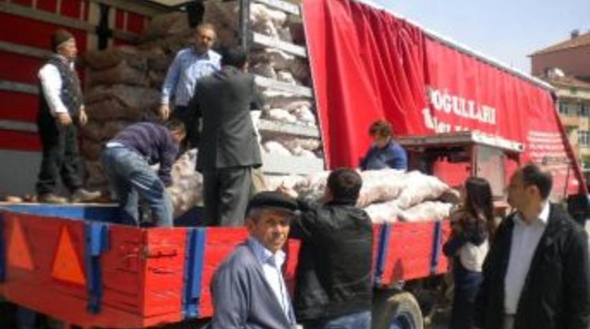 sertifikalı patates tohumu &uuml;reticilere dağıtıldı