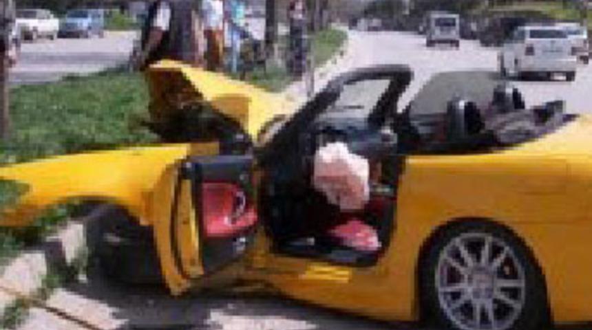 Karşı şeride u&ccedil;tu