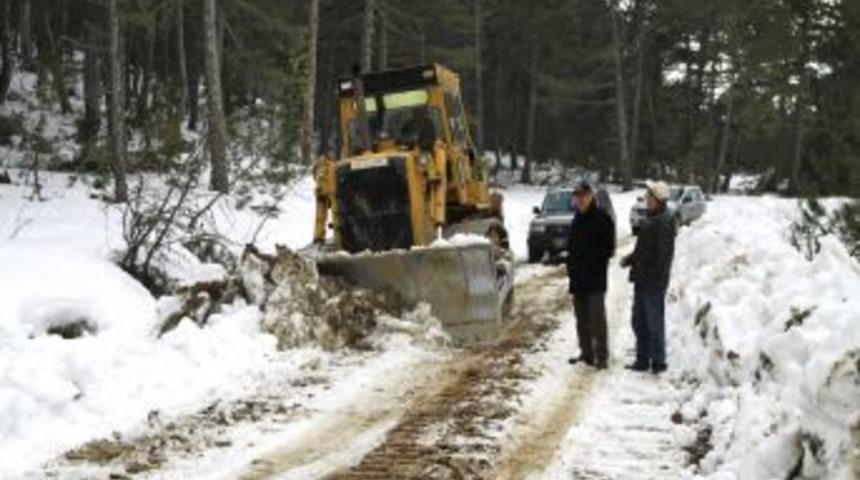 Eskişehir'in dağlarına hen&uuml;z bahar gelmedi