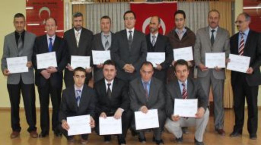 Polatlı&rsquo;da diksiyon kursunu tamamlayan personel sertifika aldı