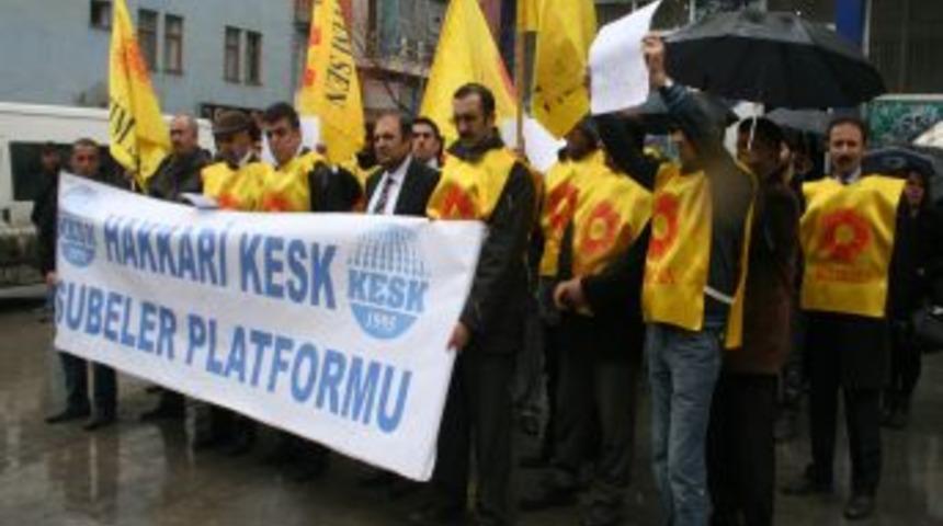 Hakkari'de "4+4+4" Protestosu