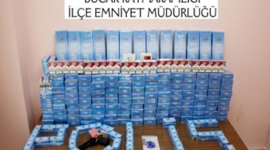Burdur'da Bin 500 Paket Ka&ccedil;ak Sigara Ele Ge&ccedil;irildi