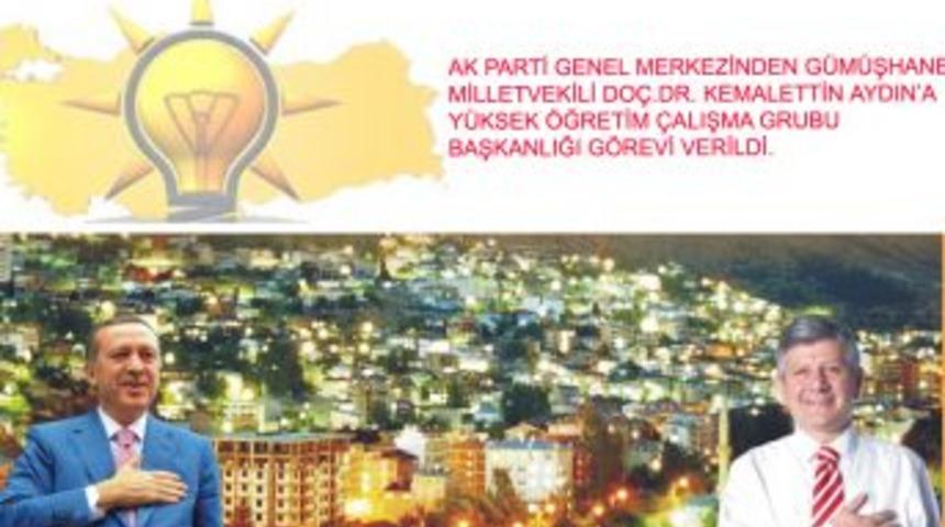 Milletvekili Aydın'a partisinden &ouml;nemli g&ouml;rev