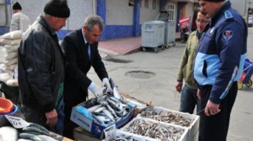 Atakum'da balık&ccedil;ılar denetlendi
