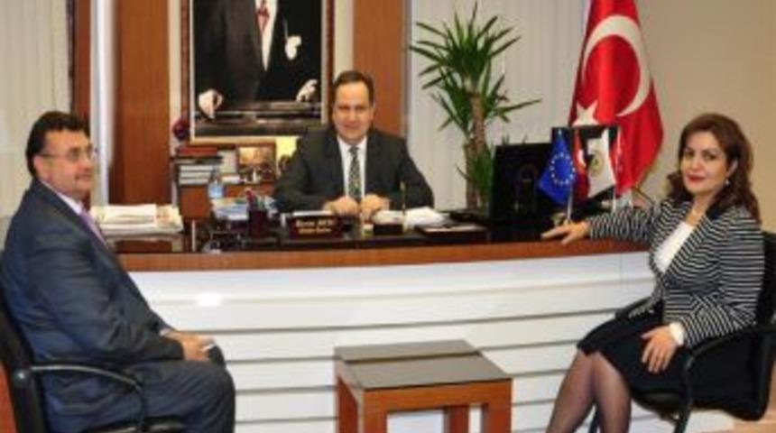 Prof. Dr. Attar, Vali Şahin ve Belediye Başkanı Aksu'yu ziyaret etti