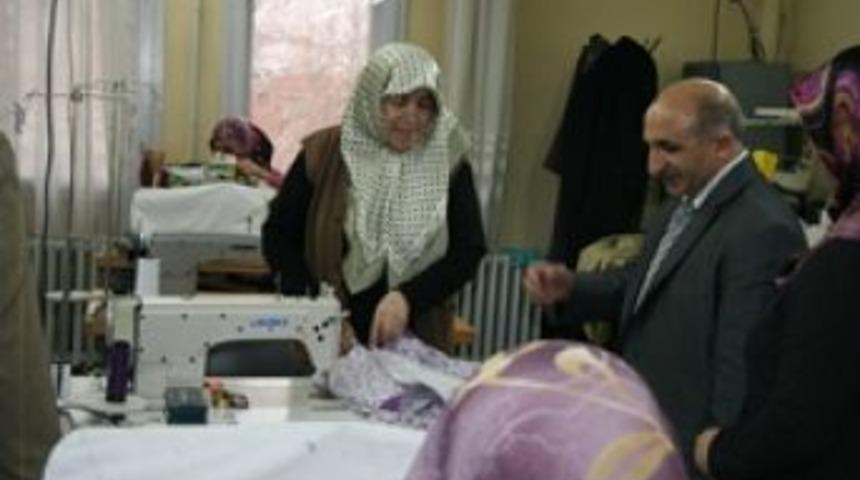 Halk eğitim merkezine ziyaret