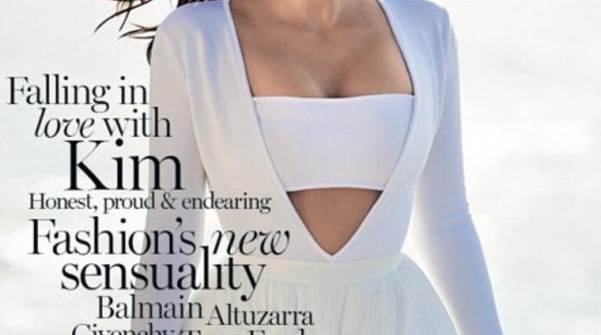 Kim Kardashian, Vogue Avustralya'ya kapak oldu
