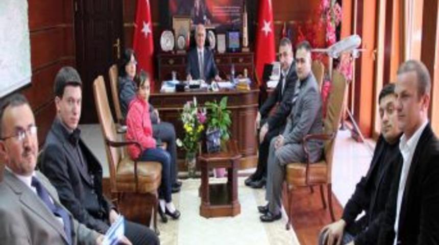 Yeni Başkan Baker Vali Şahini ziyaret etti