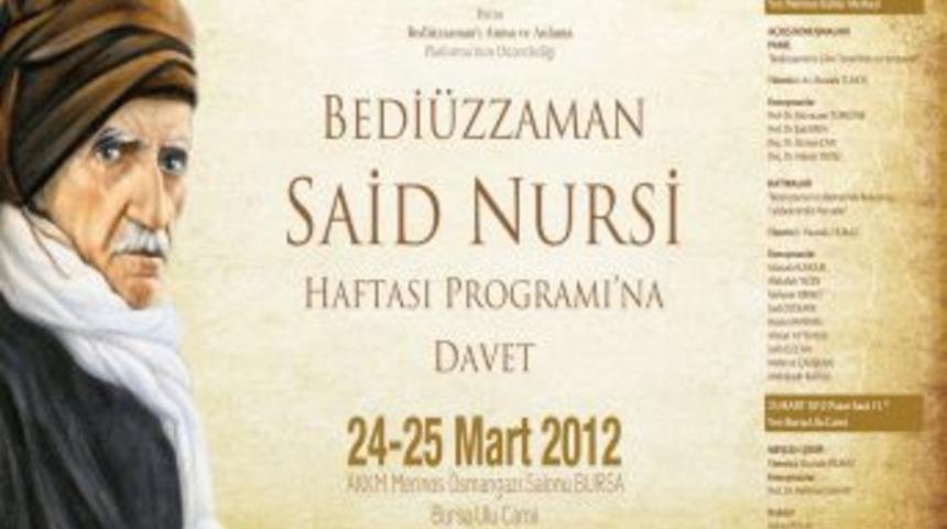 Bedi&uuml;zzaman Said Nursi Bursa'da anılacak