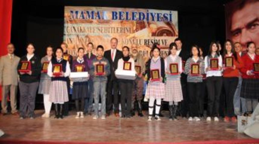 Resim ve kompozisyon yarışması finalistleri &ouml;d&uuml;llerini aldı