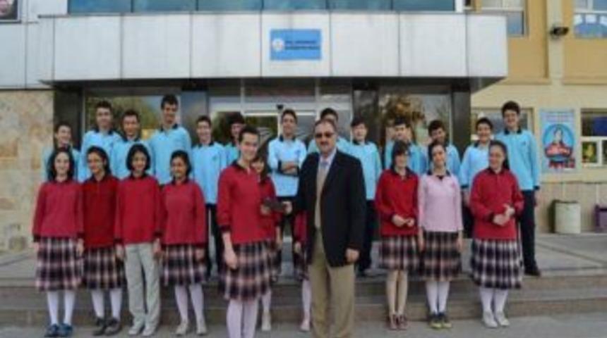 EGMO&rsquo;da T&uuml;rkiye&rsquo;yi temsil edecek iki Servergazili &ouml;ğrenci t&ouml;renle uğurlandı