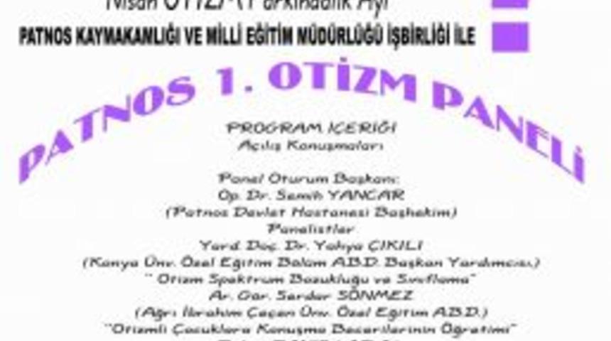 Patnos'ta otizm paneli d&uuml;zenlenecek