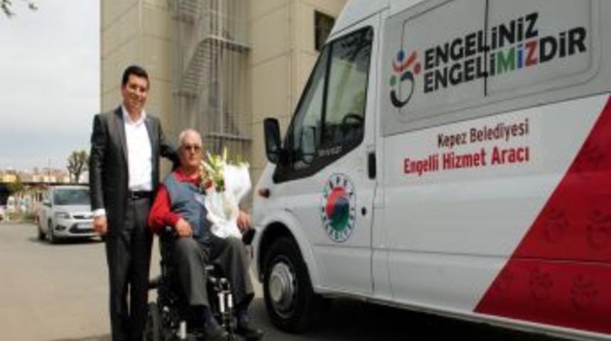 Kepez Belediyesi, engelli hizmet aracı servisi uygulaması başlattı