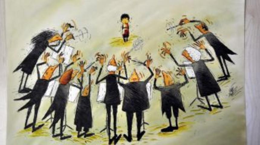 Antalya Ulusal Karikat&uuml;r Yarışması birincisi Sait Munzur