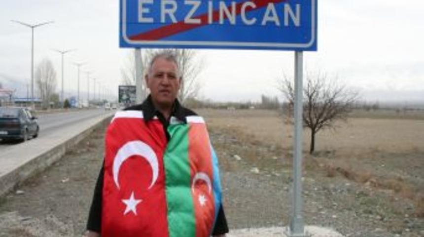 Hocalı katliamına dikkat &ccedil;ekmek i&ccedil;in 2 bin 800 kilometre y&uuml;r&uuml;yecek