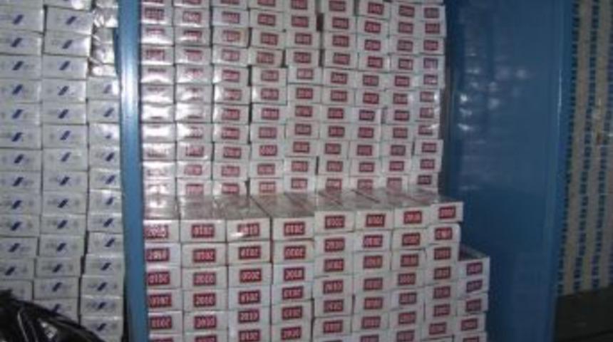 Yozgat Emniyeti, 14 Bin 900 Paket Ka&ccedil;ak Sigara Yakaladı