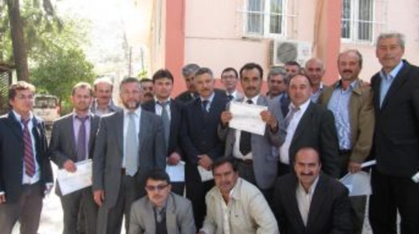 Diksiyon eğitimini tamamlayan imamlar sertifika aldı