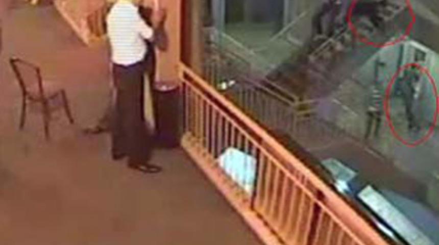 Cinayet g&uuml;venlik kamerasında