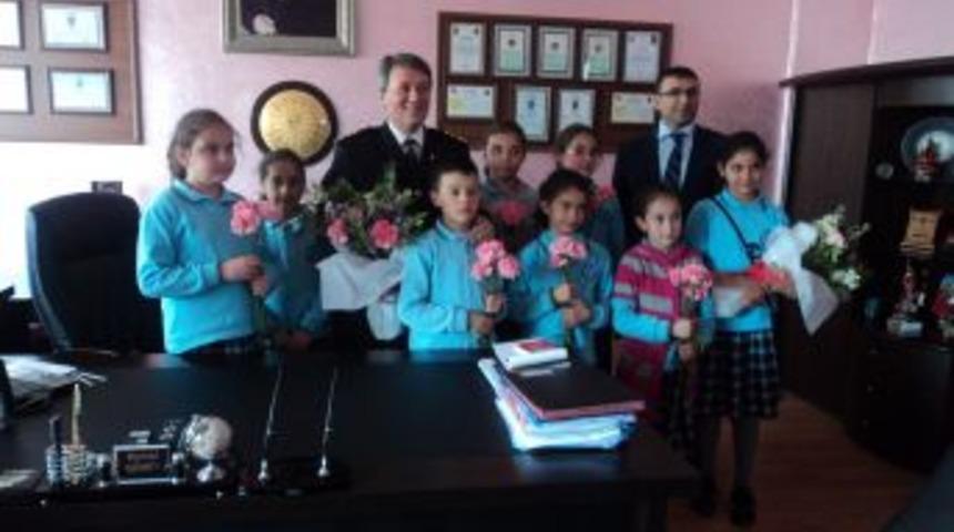 &Ouml;zel Sema İlk&ouml;ğretim Okulu &ouml;ğrencileri Emniyet M&uuml;d&uuml;rl&uuml;ğ&uuml;'n&uuml; ziyaret etti