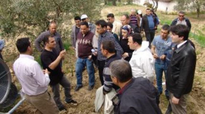 Akhisar'da zirai m&uuml;cadele aletlerinin bakımı ve kalibrasyonu anlatıldı