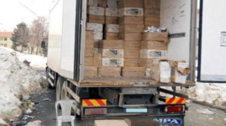 Bitlis&rsquo;te 650 bin lira değerinde ka&ccedil;ak sigara ele ge&ccedil;irildi