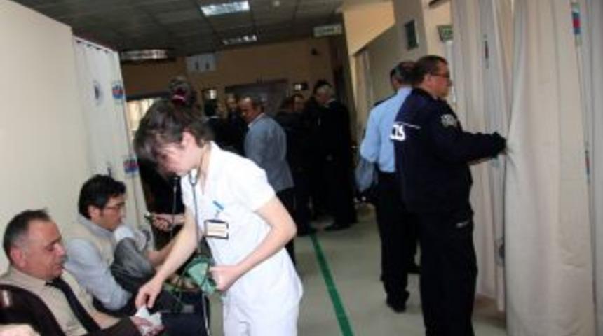 Devlet Hastanesi'nden polise sağlık taraması
