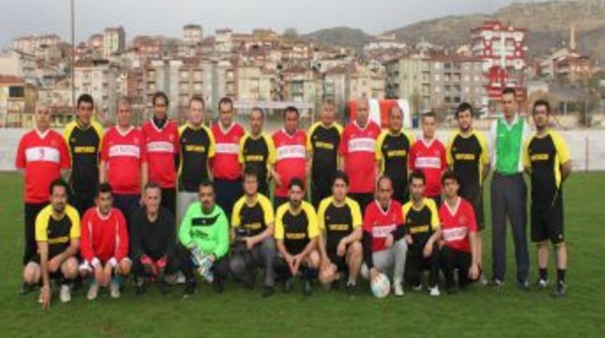 Nevşehir&rsquo;de polisle basın mensupları dostluk ma&ccedil;ında karşılaştı