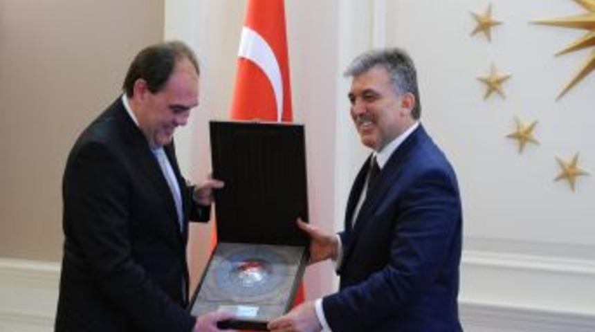 Cumhurbaşkanı G&uuml;l, TFF Heyeti'ni kab&uuml;l etti
