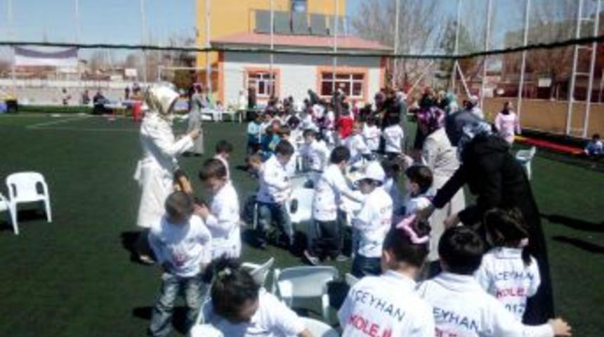 &Ouml;zel Ceyhan İlk&ouml;ğretim Okulu&rsquo;ndan anasınıfı &ouml;ğrencileri i&ccedil;in 'Bahar Şenliği'