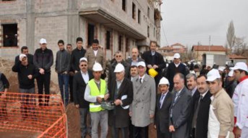 Aksaray&rsquo;da kız yurdu inşaatının temeli atıldı