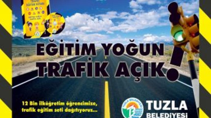 Tuzla'da eğitim yoğun, trafik a&ccedil;ık