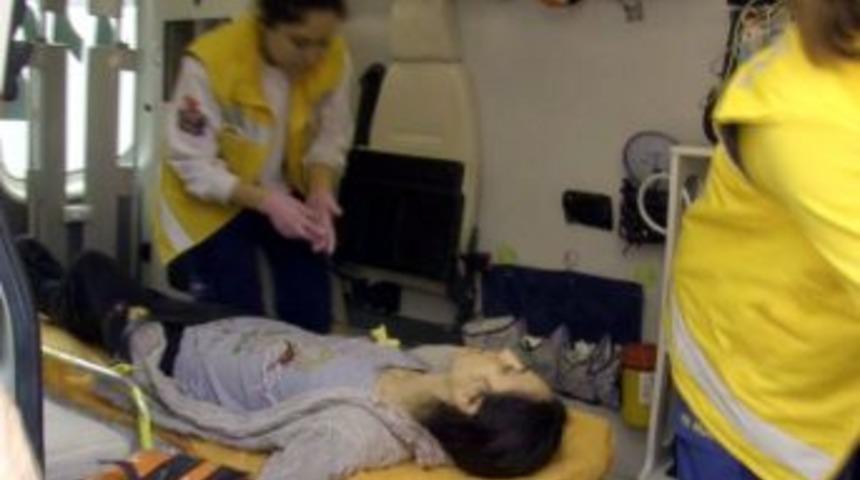 Koca dayağı hastanelik etti