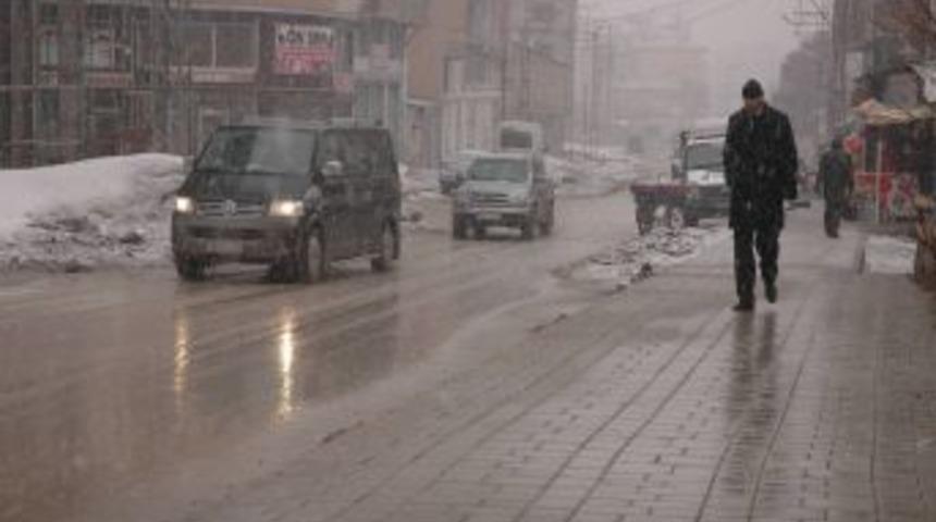 Van'da Kar Yağışı