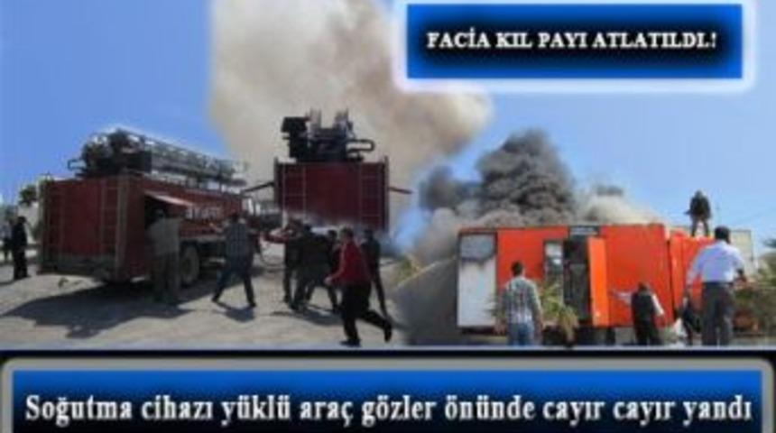 Cayır cayır yandı