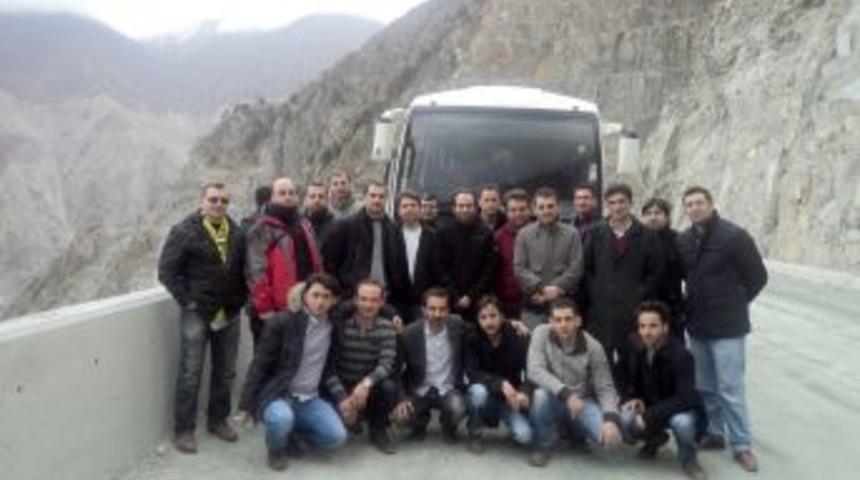 T&Uuml;TEV Erzurum Şubesi, Deriner Barajı'na teknik gezi d&uuml;zenledi