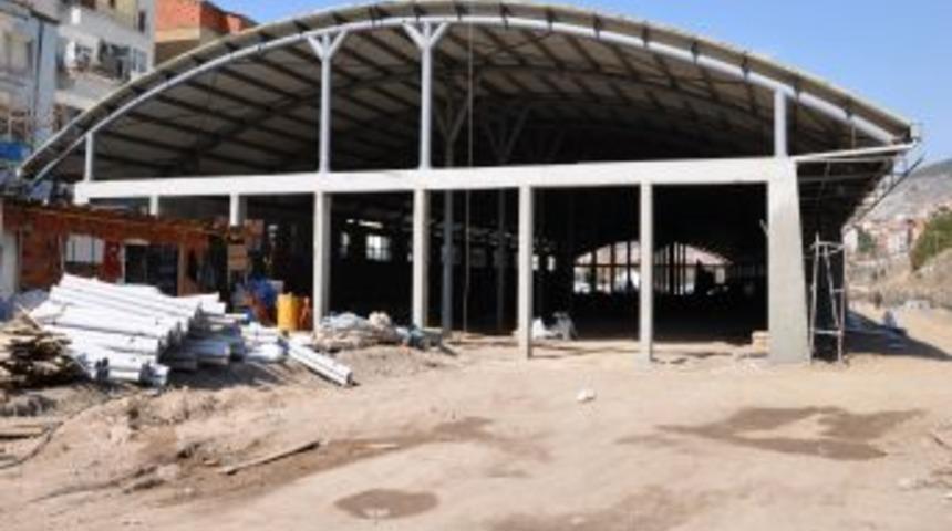 Amasya'da ikinci kapalı semt pazarı yakında hizmete girecek