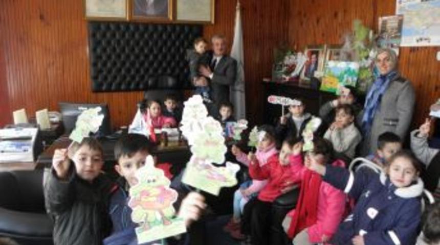 G&Uuml;LDER&rsquo;li minikler 'Kutlu Doğum Ormanı' oluşturdu