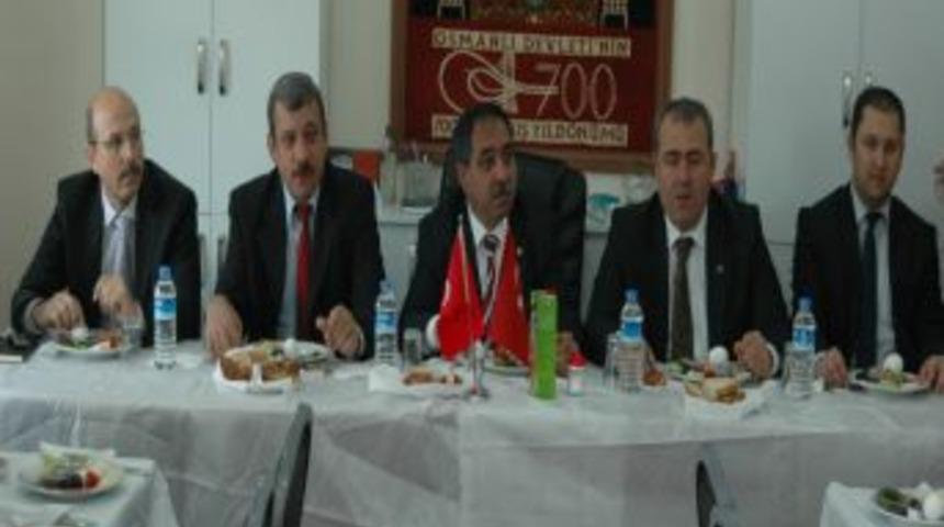 Mhp &Ccedil;orlu İl&ccedil;e Teşkilatı Basın Mensupları İle Bir Araya Geldi