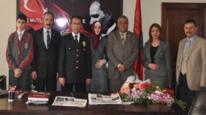 &Ouml;ğrencilerden İl Emniyet M&uuml;d&uuml;rl&uuml;ğ&uuml;'ne ziyaret