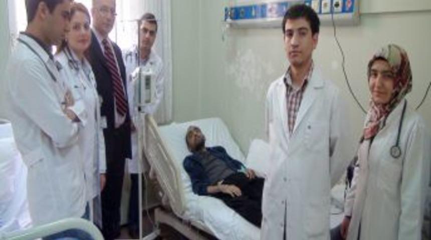 B&ouml;brek hastası, 77 yaşındaki şahsın b&ouml;breği ile hayata tutundu