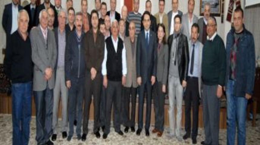 Başkan Bah&ccedil;eci inşaat sekt&ouml;r&uuml;n&uuml;n temsilcileriyle buluştu