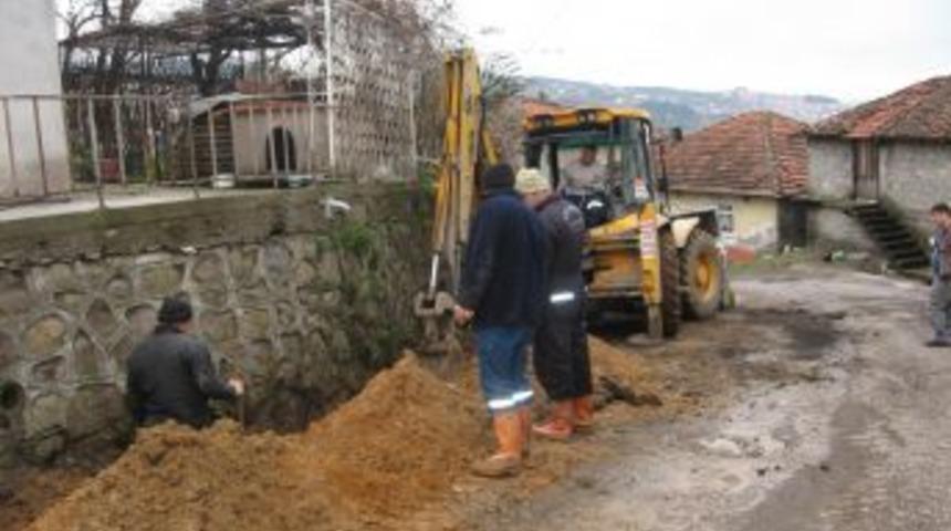 Ereğli'ye yeni bağlanan mahallelerde su &ccedil;alışmaları devam ediyor