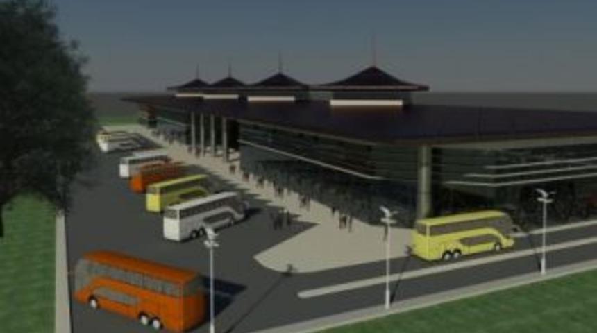 Yeni otogar alanında &ccedil;alışmalar başladı