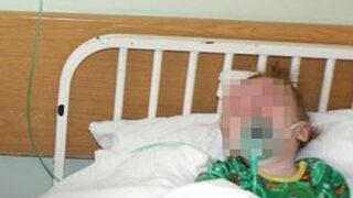 10 aylık bebeğini hastanelik etti