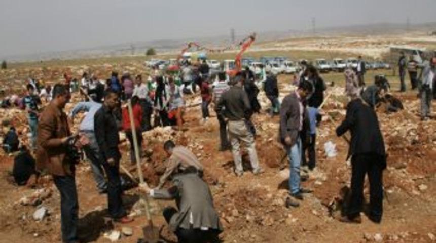 Yeşil Gaziantep İ&ccedil;in 47 Bin Fidan Toprakla Buluştu