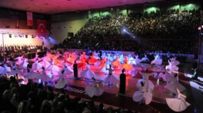 Kutlu Doğum sema g&ouml;sterisi ile kutlandı