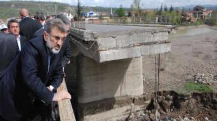 Enerji Bakanı Yıldız, &Ccedil;aycuma'daki &ccedil;alışmaları inceledi